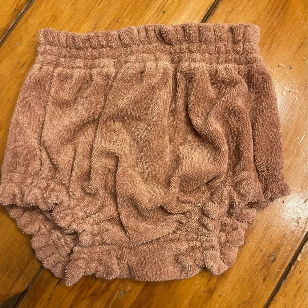Quincy Mae Cozy Brown Kids Bloomers size 3-6M